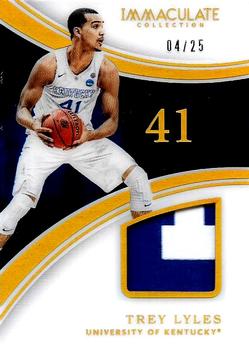 2016-17 Panini Immaculate Collection Collegiate - Numbers Memorabilia Prime #23 Trey Lyles Front