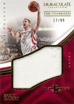 2016-17 Panini Immaculate Collection - The Standard #ST-BBY Brent Barry Front