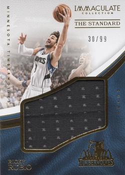 2016-17 Panini Immaculate Collection - The Standard #ST-RUB Ricky Rubio Front