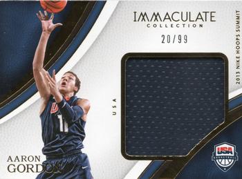 2016-17 Panini Immaculate Collection - Special Event Materials #SE-AGD Aaron Gordon Front