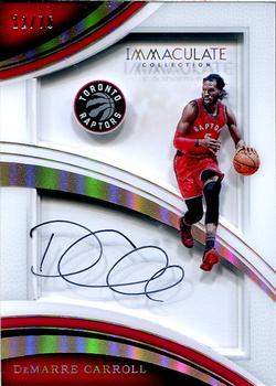 2016-17 Panini Immaculate Collection - Shadowbox Signatures #3 DeMarre Carroll Front