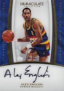 2016-17 Panini Immaculate Collection - Historical Significance #H-AE Alex English Front