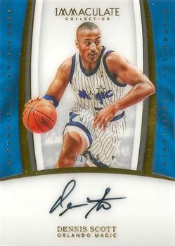 2016-17 Panini Immaculate Collection - Historical Significance #H-DSC Dennis Scott Front