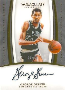 2016-17 Panini Immaculate Collection - Historical Significance #H-GG George Gervin Front