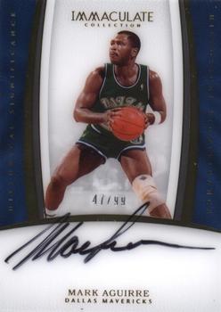 2016-17 Panini Immaculate Collection - Historical Significance #H-MA Mark Aguirre Front