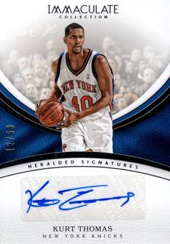 2016-17 Panini Immaculate Collection - Heralded Signatures #HS-KTH Kurt Thomas Front