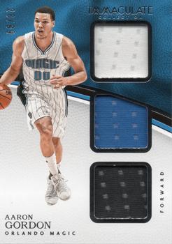 2016-17 Panini Immaculate Collection - Triple Materials #TM-AGO Aaron Gordon Front