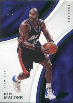 2016-17 Panini Immaculate Collection - Emerald Special #54 Karl Malone Front
