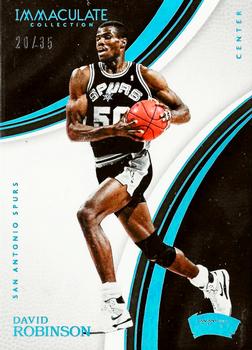 2016-17 Panini Immaculate Collection - Blue #18 David Robinson Front