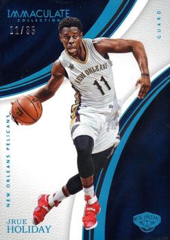2016-17 Panini Immaculate Collection - Blue #51 Jrue Holiday Front