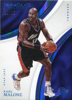 2016-17 Panini Immaculate Collection - Blue #54 Karl Malone Front