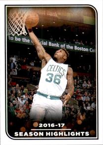 2017-18 Panini Stickers #4 Boston Celtics Front