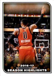2017-18 Panini Stickers #8 Russell Westbrook Front