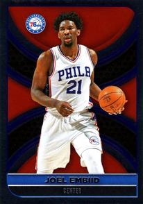 2017-18 Panini Stickers #154 Joel Embiid Front
