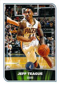 2017-18 Panini Stickers #281 Jeff Teague Front