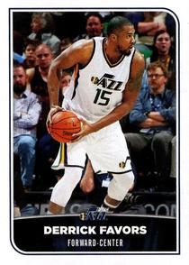 2017-18 Panini NBA Sticker Collection #367 Derrick Favors Front