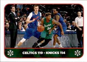 2017-18 Panini Stickers #370 Celtics v Knicks Front