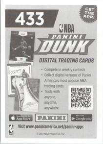 2017-18 Panini NBA Sticker Collection #433 Teammate of the Year Award Back