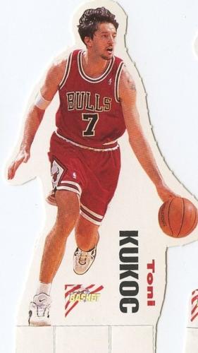 1996 French Sports Action Basket Punch Outs #NNO Toni Kukoc Front