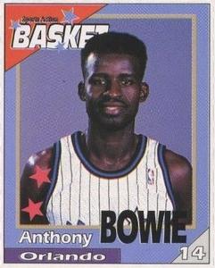 1995 French Sports Action Basket - Face 2 Face Orlando Magic #NNO Anthony Bowie Front