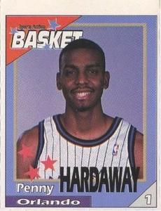 1995 French Sports Action Basket - Face 2 Face Orlando Magic #NNO Anfernee Hardaway Front