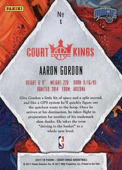 2017-18 Panini Court Kings #1 Aaron Gordon Back
