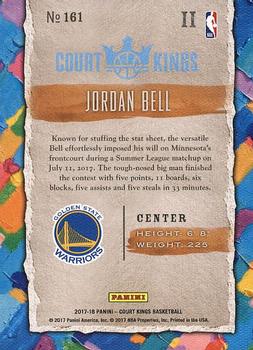 2017-18 Panini Court Kings #161 Jordan Bell Back