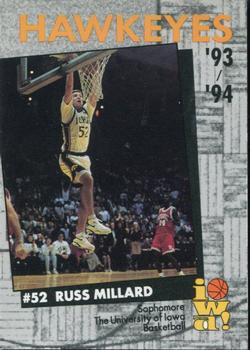 1993-94 Iowa Hawkeyes #NNO Russ Millard Front