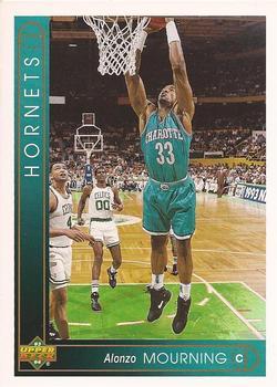 1993-94 Upper Deck Golden Grahams (French) #2 Alonzo Mourning Front