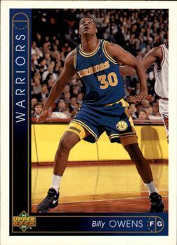 1993-94 Upper Deck Golden Grahams (French) #3 Billy Owens Front