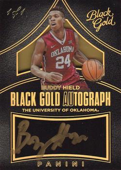 2016-17 Panini Black Gold Collegiate - Black Gold Autographs SN1 #172 Buddy Hield Front