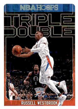 2017-18 Hoops - Triple Double #4 Russell Westbrook Front