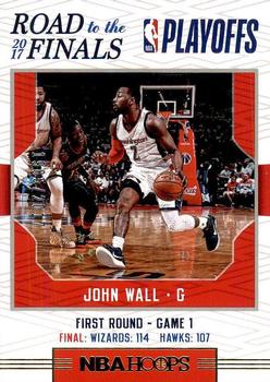 2017-18 Hoops - Road to the Finals #7 John Wall Front