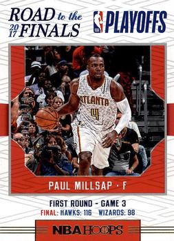 2017-18 Hoops - Road to the Finals #9 Paul Millsap Front