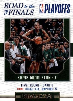 2017-18 Hoops - Road to the Finals #15 Khris Middleton Front