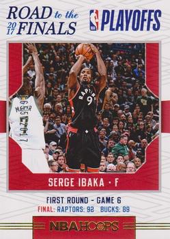 2017-18 Hoops - Road to the Finals #18 Serge Ibaka Front