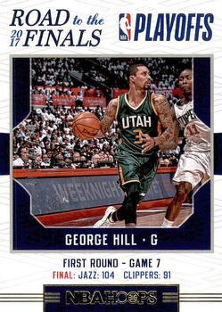 2017-18 Hoops - Road to the Finals #33 George Hill Front