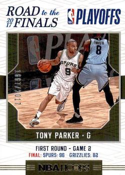 2017-18 Hoops - Road to the Finals #40 Tony Parker Front