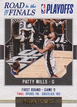 2017-18 Hoops - Road to the Finals #43 Patty Mills Front