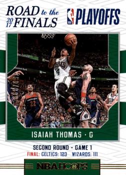 2017-18 Hoops - Road to the Finals #45 Isaiah Thomas Front