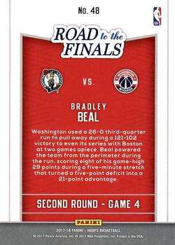2017-18 Hoops - Road to the Finals #48 Bradley Beal Back
