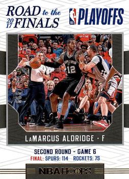 2017-18 Hoops - Road to the Finals #65 LaMarcus Aldridge Front