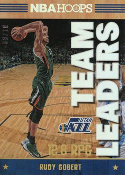 2017-18 Hoops - Team Leaders Holo Gold #30 Rudy Gobert Front
