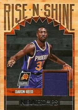 2017-18 Hoops - Rise N Shine Memorabilia #RS-DRD Davon Reed Front