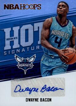 2017-18 Hoops - Hot Signatures Rookies #HSR-DB Dwayne Bacon Front