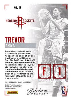 2017-18 Hoops - Picture Perfect #17 Trevor Ariza Back