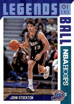 2017-18 Hoops - Legends of the Ball #15 John Stockton Front