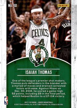 2017-18 Hoops - Highlights #12 Isaiah Thomas Back
