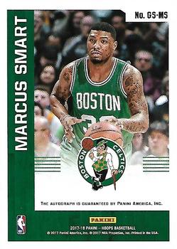 2017-18 Hoops - Great SIGnificance #GS-MS Marcus Smart Back
