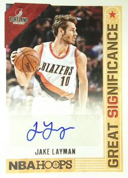 2017-18 Hoops - Great SIGnificance #GS-JLY Jake Layman Front